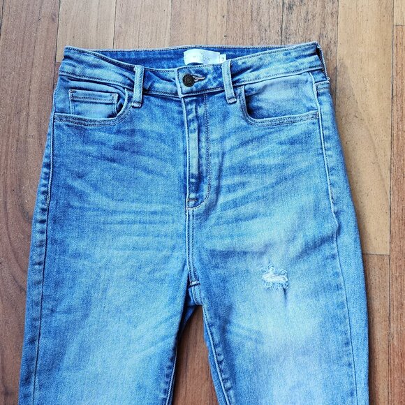 Windsor Light Wash Skinny Destroyed Jeans Size 7 - Picture 8 of 16